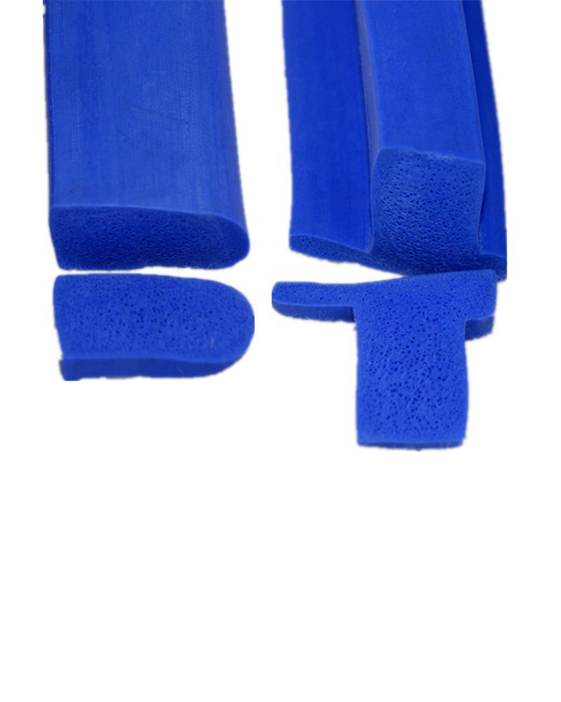 Silicone foam sealing strip Temperature-resistant sealing strip for doors and windows aging-resistant silicone strip sound-insulating and vibration-damping sealing strip