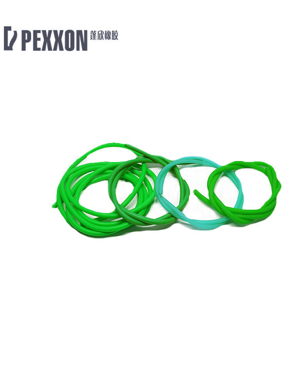 Colorful silicone rubber high-temperature resistant and wear-resistant round pipe