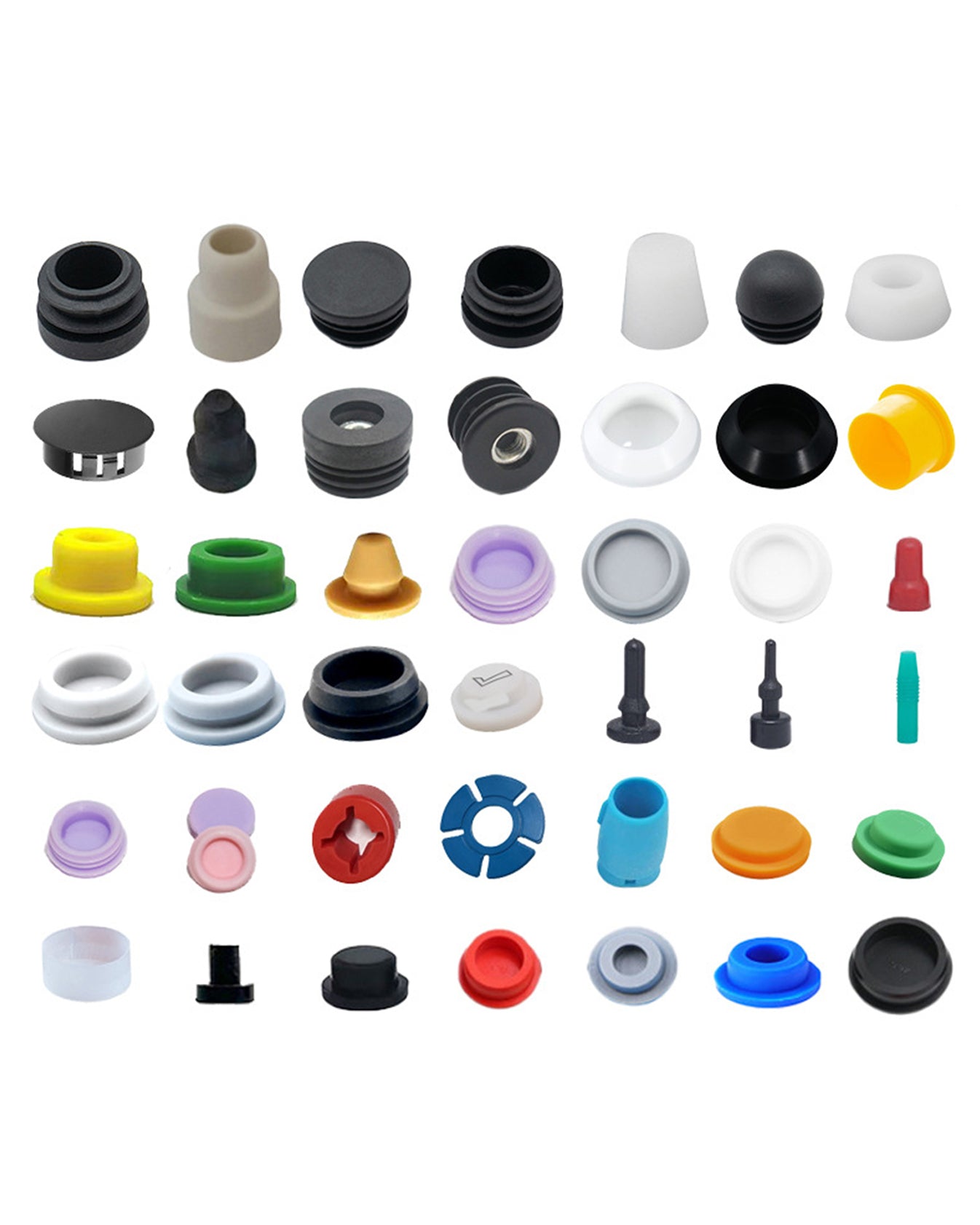 Sink hole sealing glue Circular sealing ring Hood snap hollow T-type Silicone plug Snap rubber plug