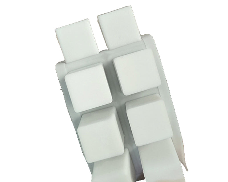 Square silicone protective case Square tube dust cover Elastic silicone hollow sleeve