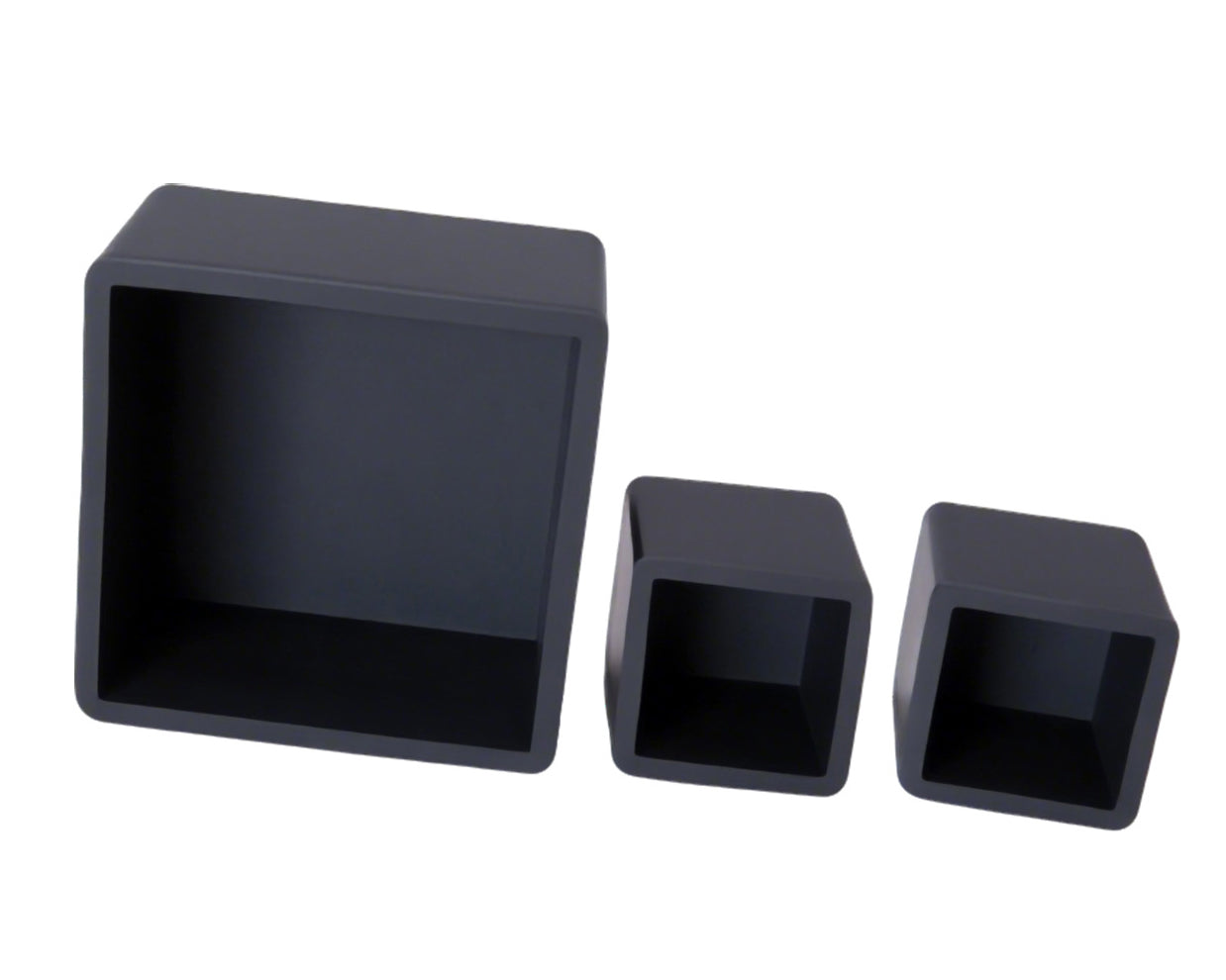 Square silicone protective case Square tube dust cover Elastic silicone hollow sleeve