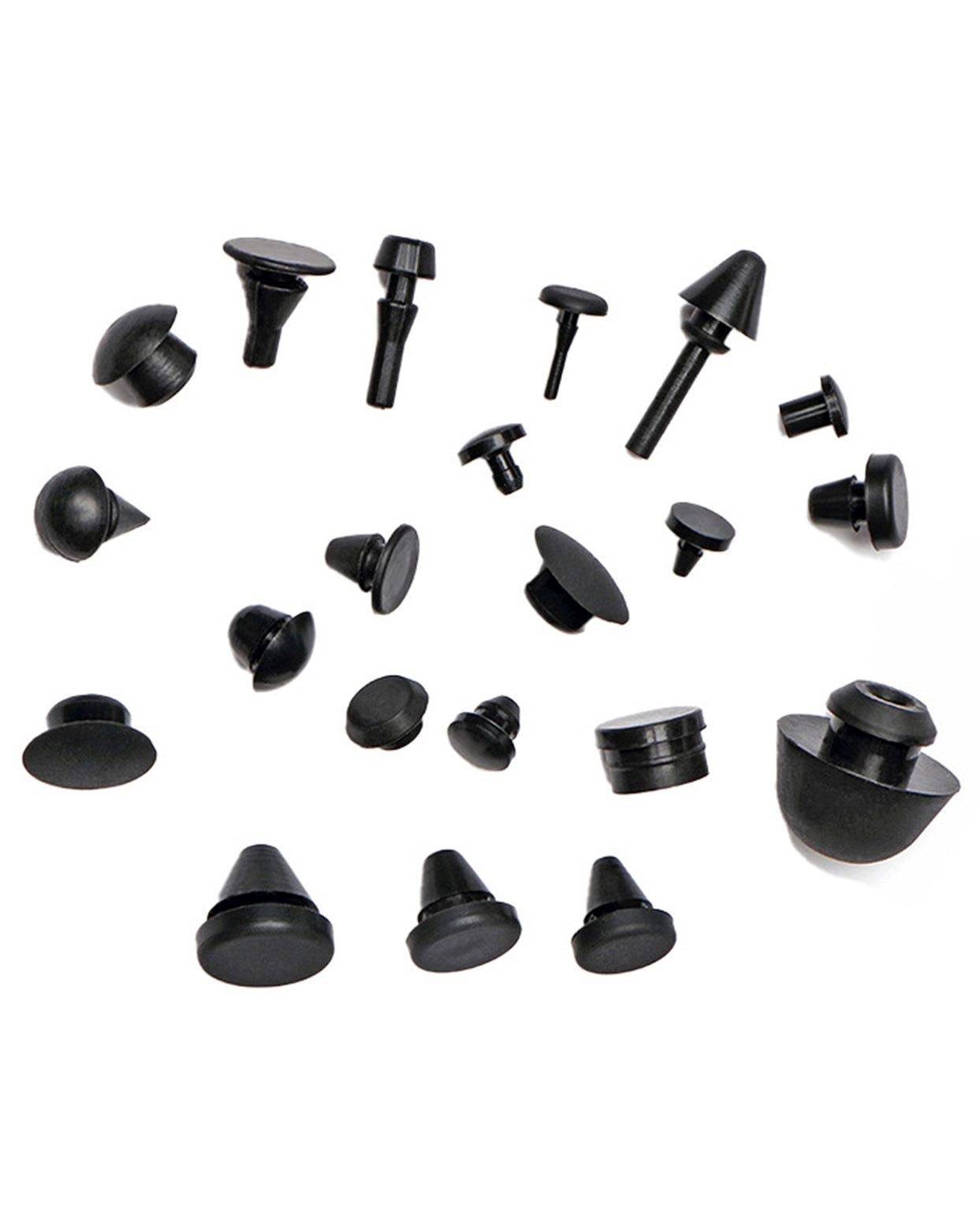 Sink hole sealing glue Circular sealing ring Hood snap hollow T-type Silicone plug Snap rubber plug