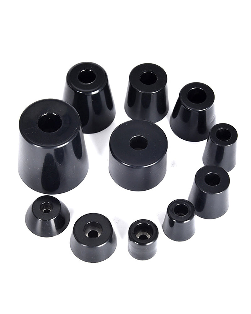 Rubber foot pads for furniture elevation and anti-slip Shock-absorbing rubber foot pad sheets Cylindrical rubber pads