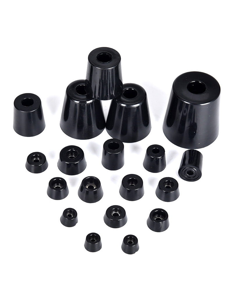 Rubber foot pads for furniture elevation and anti-slip Shock-absorbing rubber foot pad sheets Cylindrical rubber pads