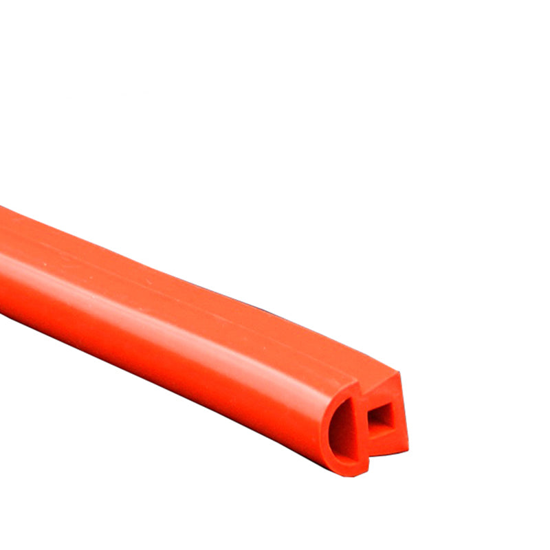 rubber seals factory rubber sealing strip Pink perforated irregular shape