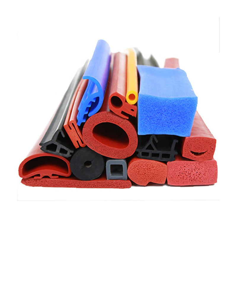 Silicone foam sealing strip Temperature-resistant sealing strip for doors and windows aging-resistant silicone strip sound-insulating and vibration-damping sealing strip