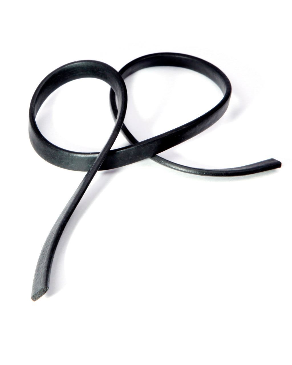 The arc-shaped structure can bend the foamed flat strips