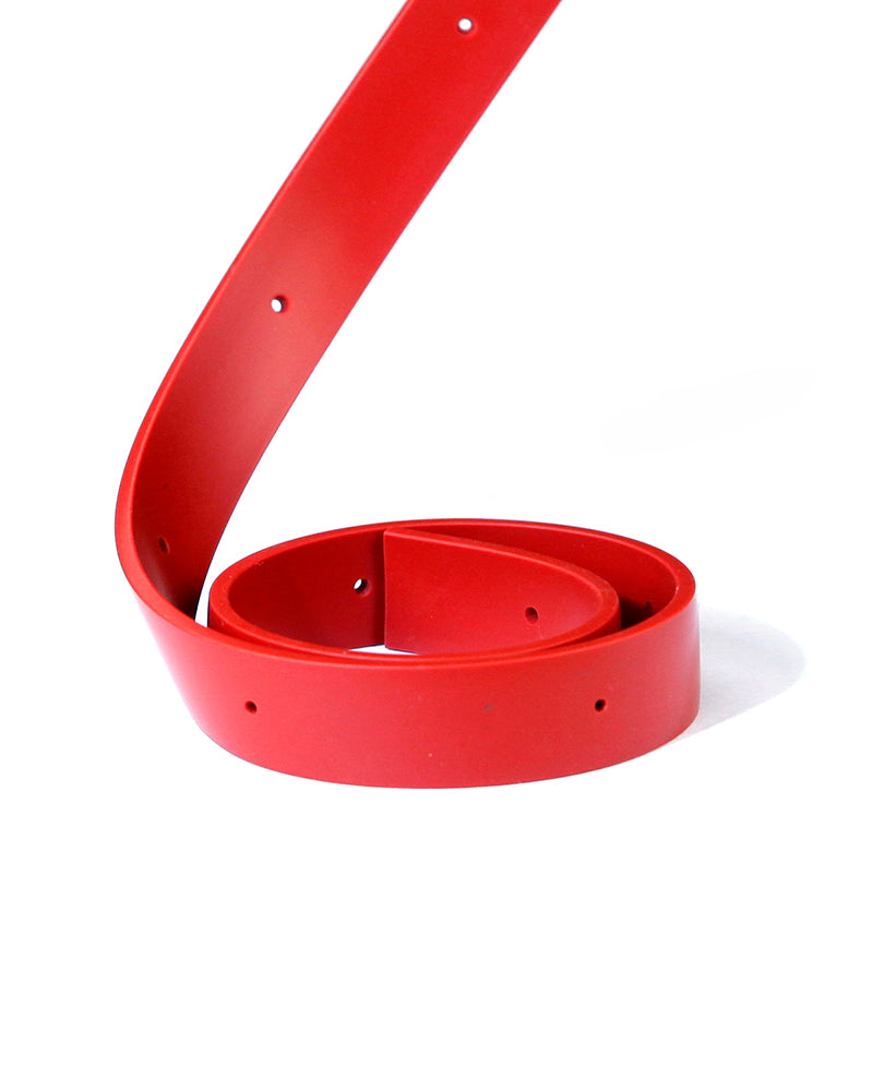 Red Rubber Perforated Timing Belt Vacuum Rubber Film Pulling Belt Drive Film Pulling Belt