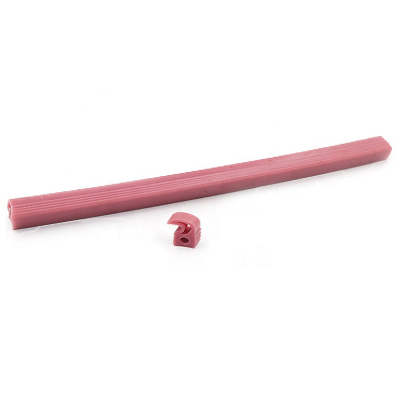 rubber seals factory rubber sealing strip Pink perforated irregular shape