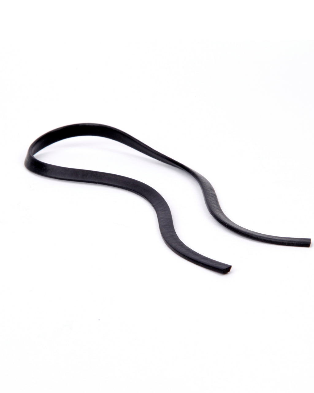 The arc-shaped structure can bend the foamed flat strips