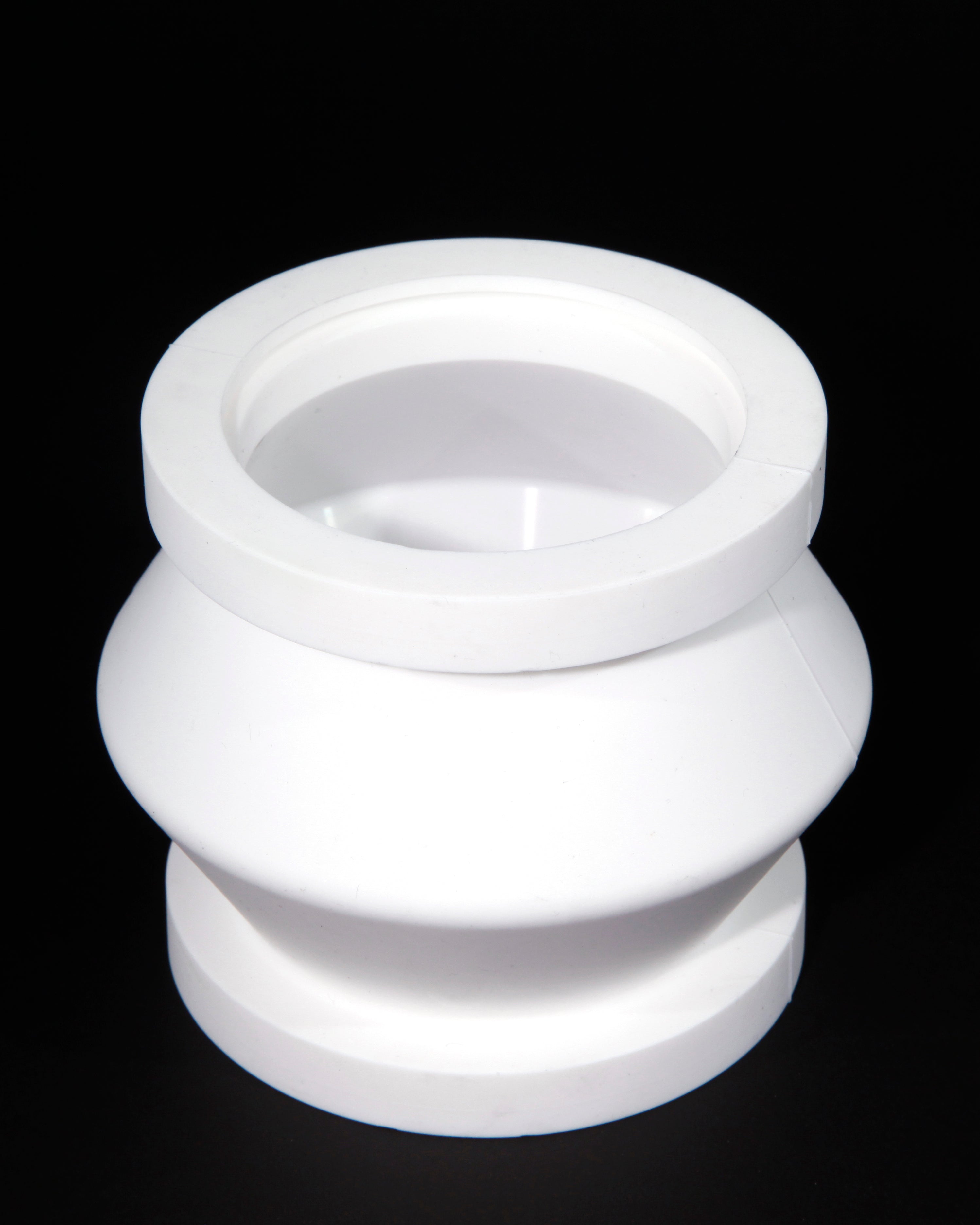 White Silicone Corrugated Pipe