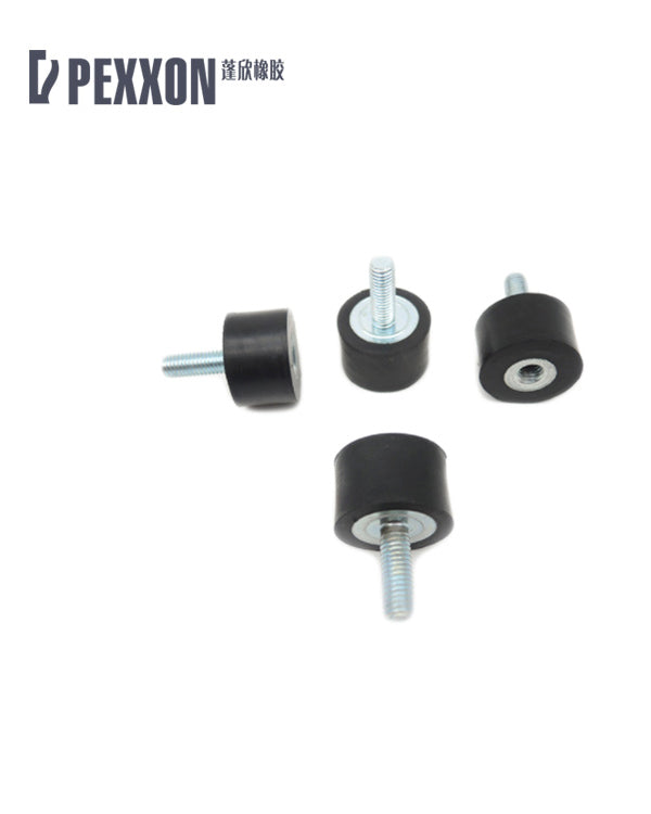 Screw-stabilized shock-absorbing pad Motor rubber shock absorber pad Mechanical equipment rubber shock absorbers