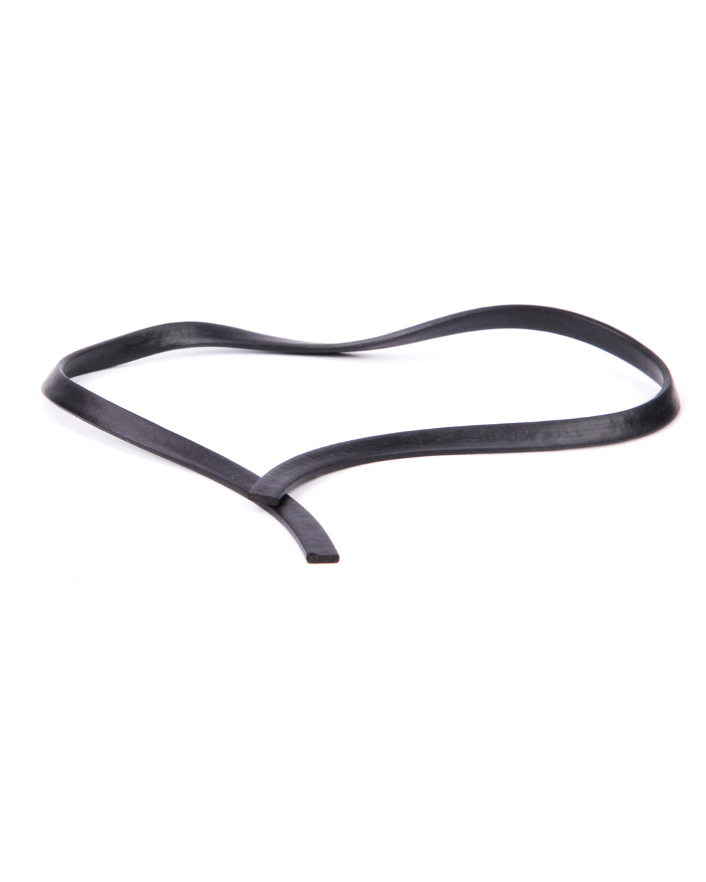 The arc-shaped structure can bend the foamed flat strips