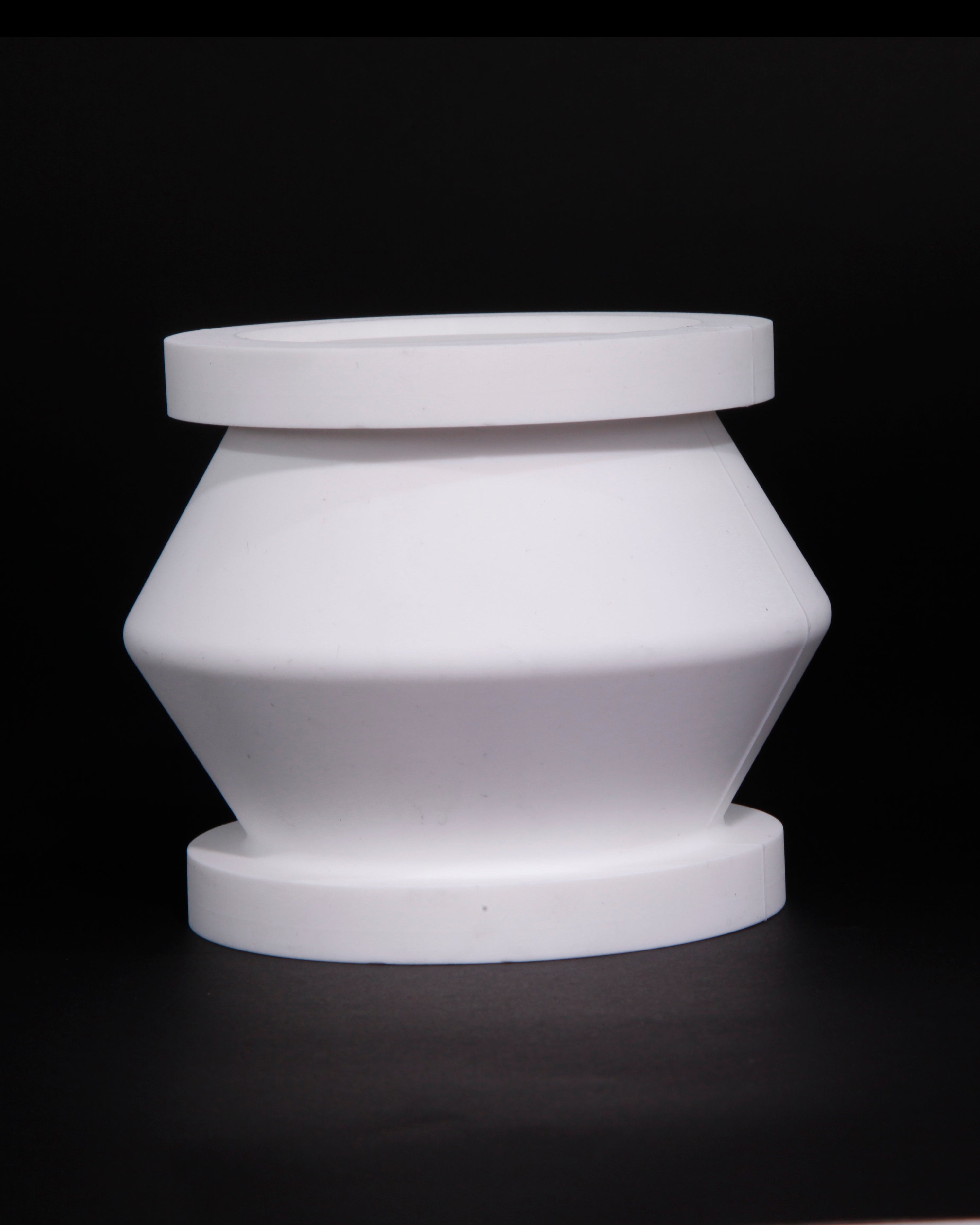 White Silicone Corrugated Pipe