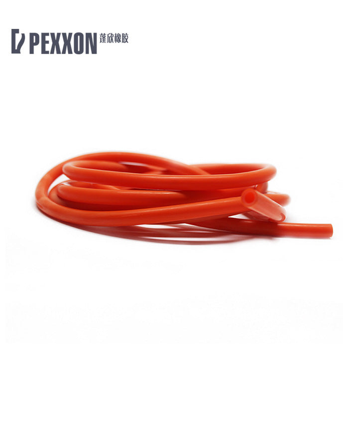 Colorful silicone rubber high-temperature resistant and wear-resistant round pipe