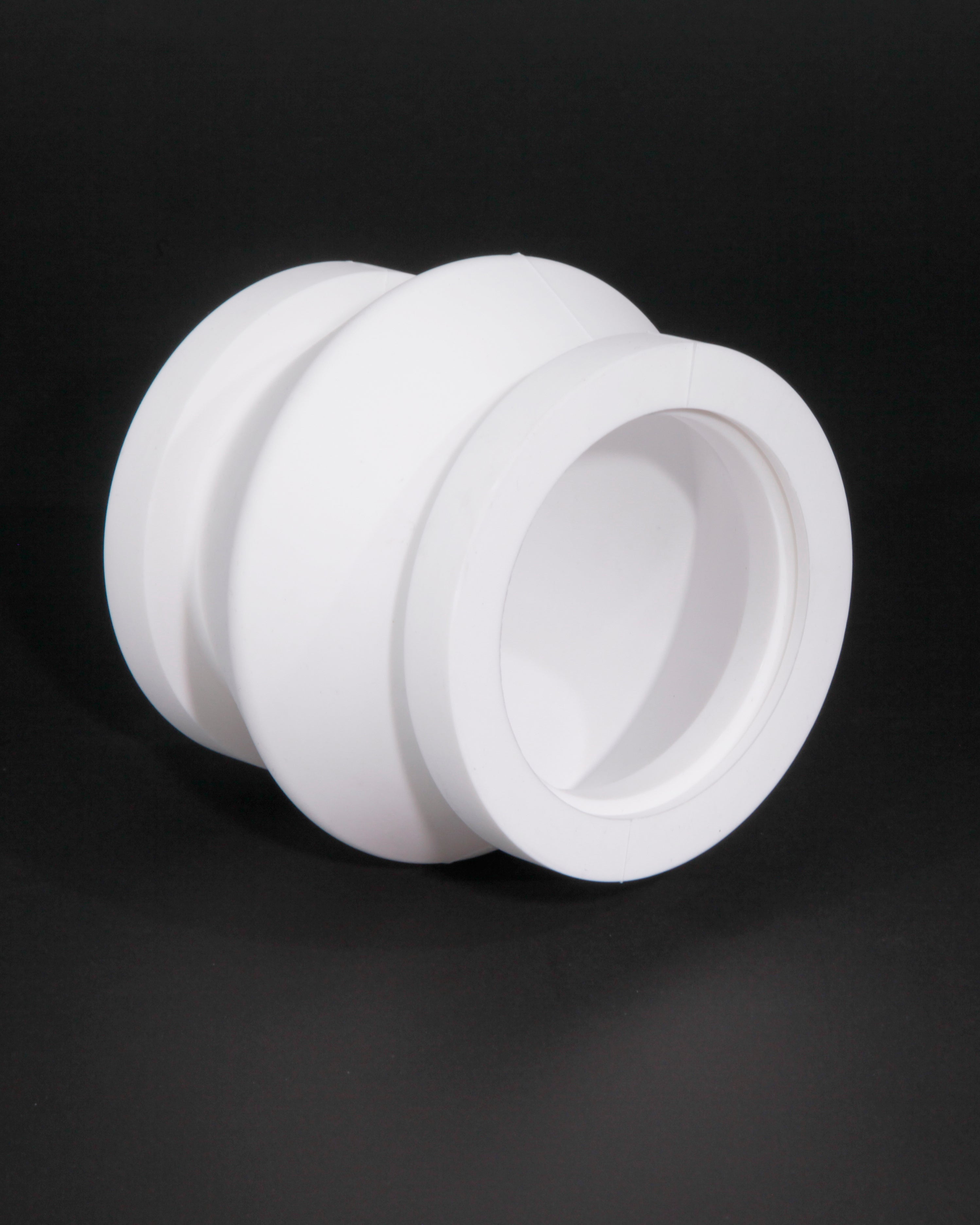 White Silicone Corrugated Pipe