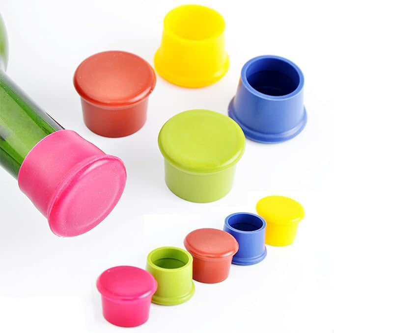 Bottle sealing silicone cap Food-grade silicone beer cap Seasoning bottle stopper Rubber stopper head Plug for blocking holes