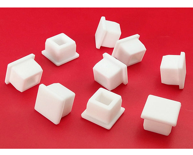 Noise reduction foot covers Silicone stopper Square dust-proof cover Joint sealing soft plug