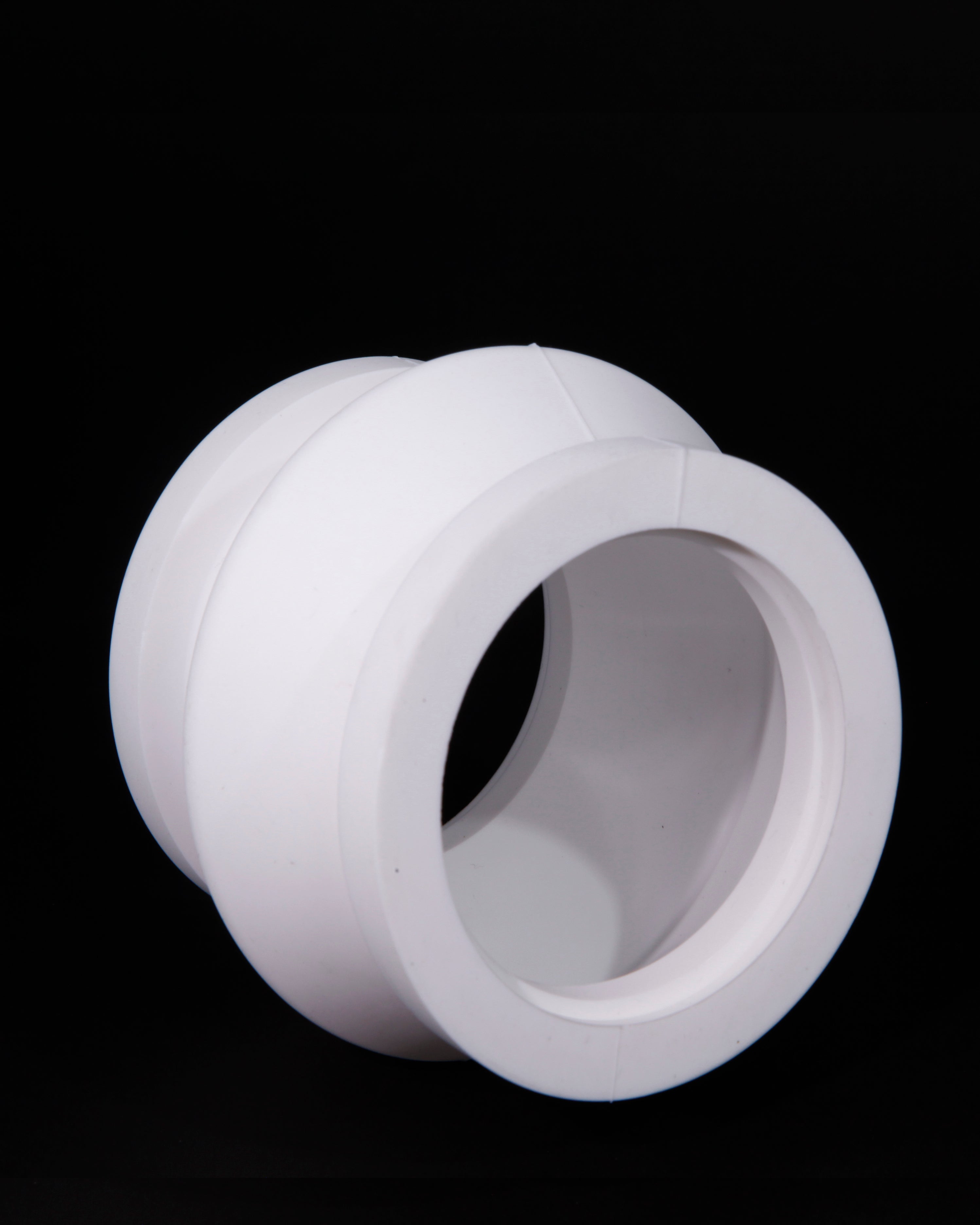 White Silicone Corrugated Pipe