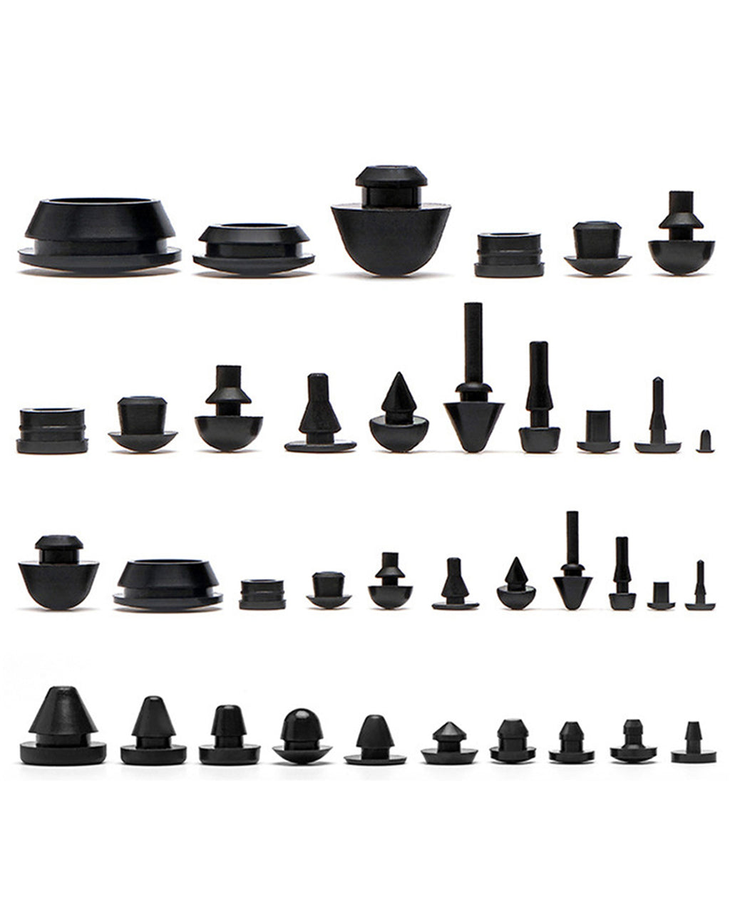 Sink hole sealing glue Circular sealing ring Hood snap hollow T-type Silicone plug Snap rubber plug