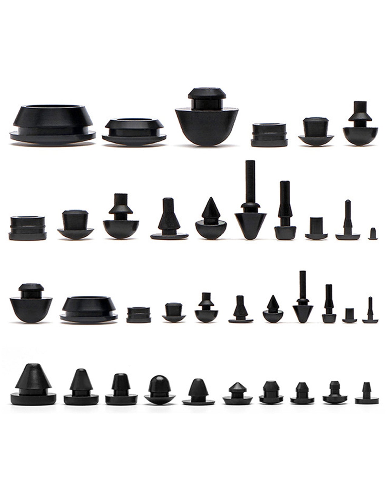 Sink hole sealing glue Circular sealing ring Hood snap hollow T-type Silicone plug Snap rubber plug