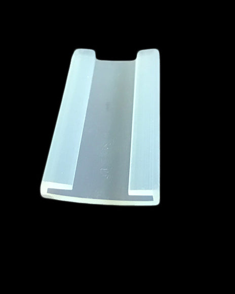 Food Grade Silicone Extruded Seal Strips Durable U-Shaped Silicone Rubber Seal Strip clear U-shaped Glass Door Silicone Strip Thin Silicone Rubber Seal Strip