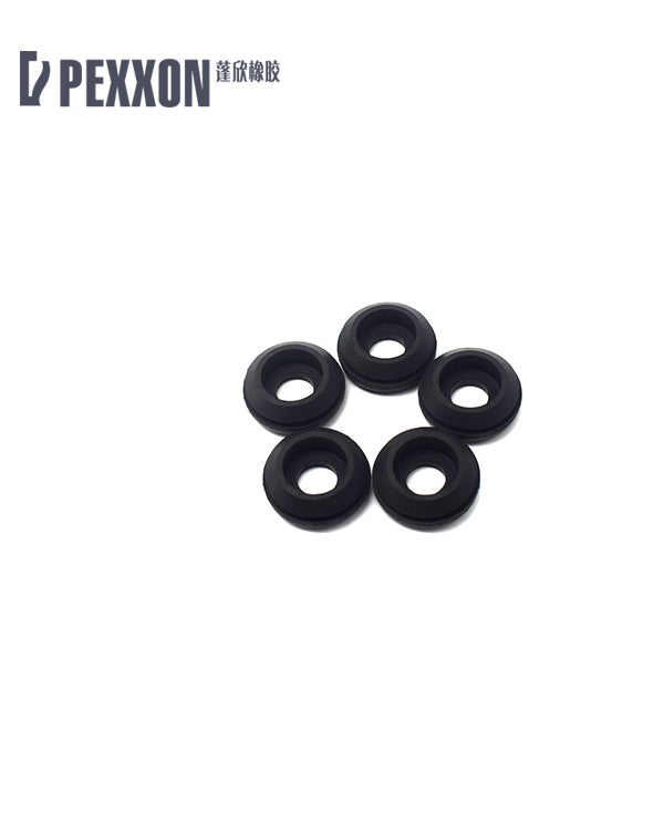 Silicone protective coil Waterproof silicone wire protection sleeve Double-sided wire passing through the coil and out of the ring Dust-proof ring silicone protective cover Through-hole sealing wire guard ring