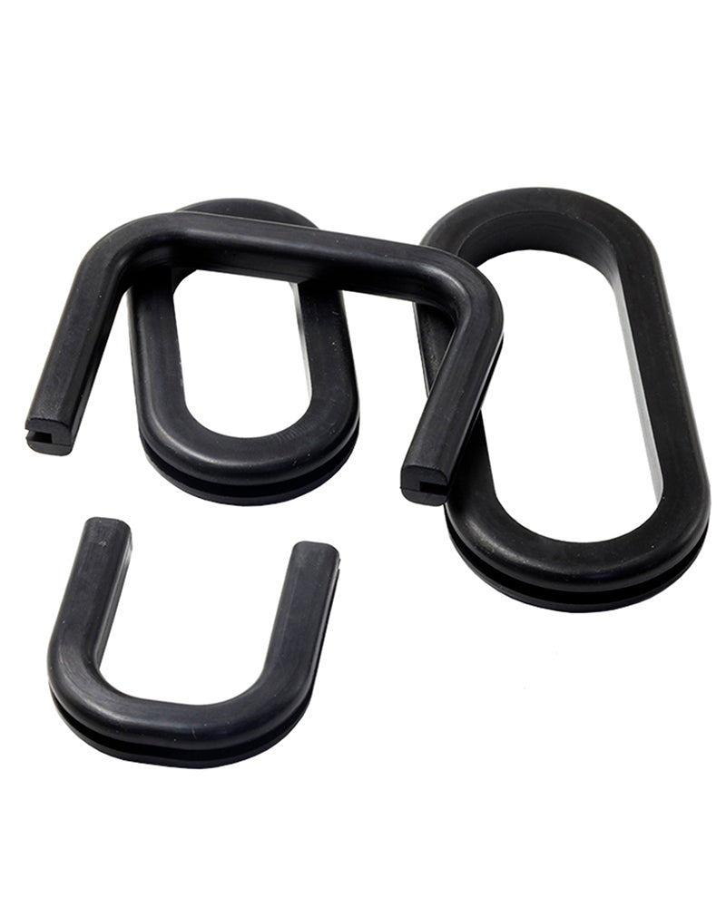 Push-in type non-standard shape rubber grommet with sealing, insulating and double-sided wire protection