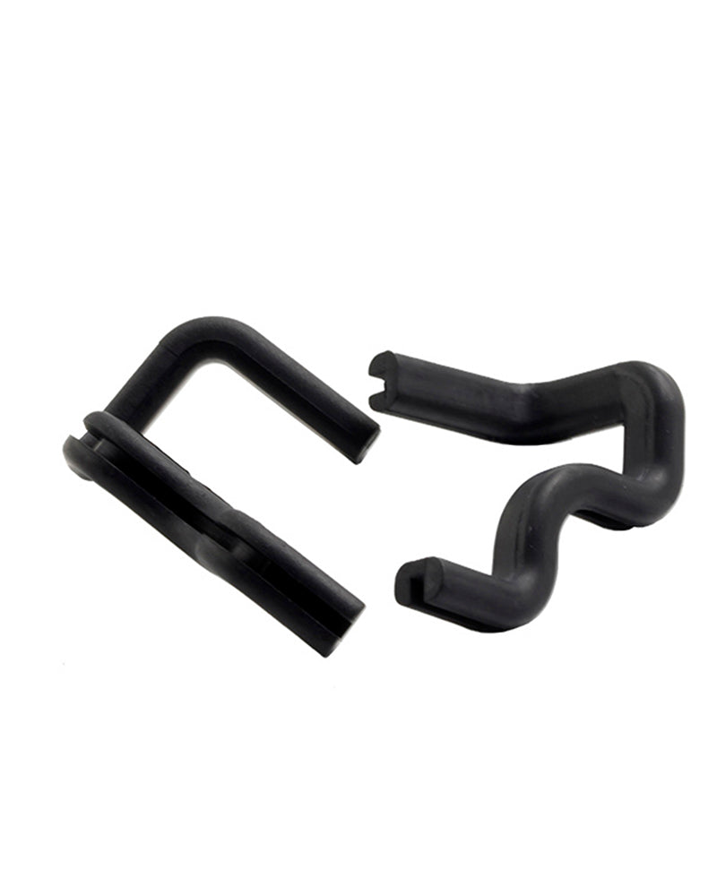 Push-in type non-standard shape rubber grommet with sealing, insulating and double-sided wire protection