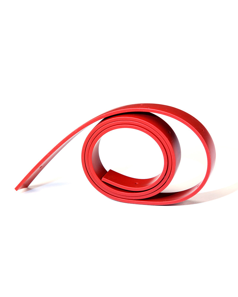 Red Rubber Perforated Timing Belt Vacuum Rubber Film Pulling Belt Drive Film Pulling Belt