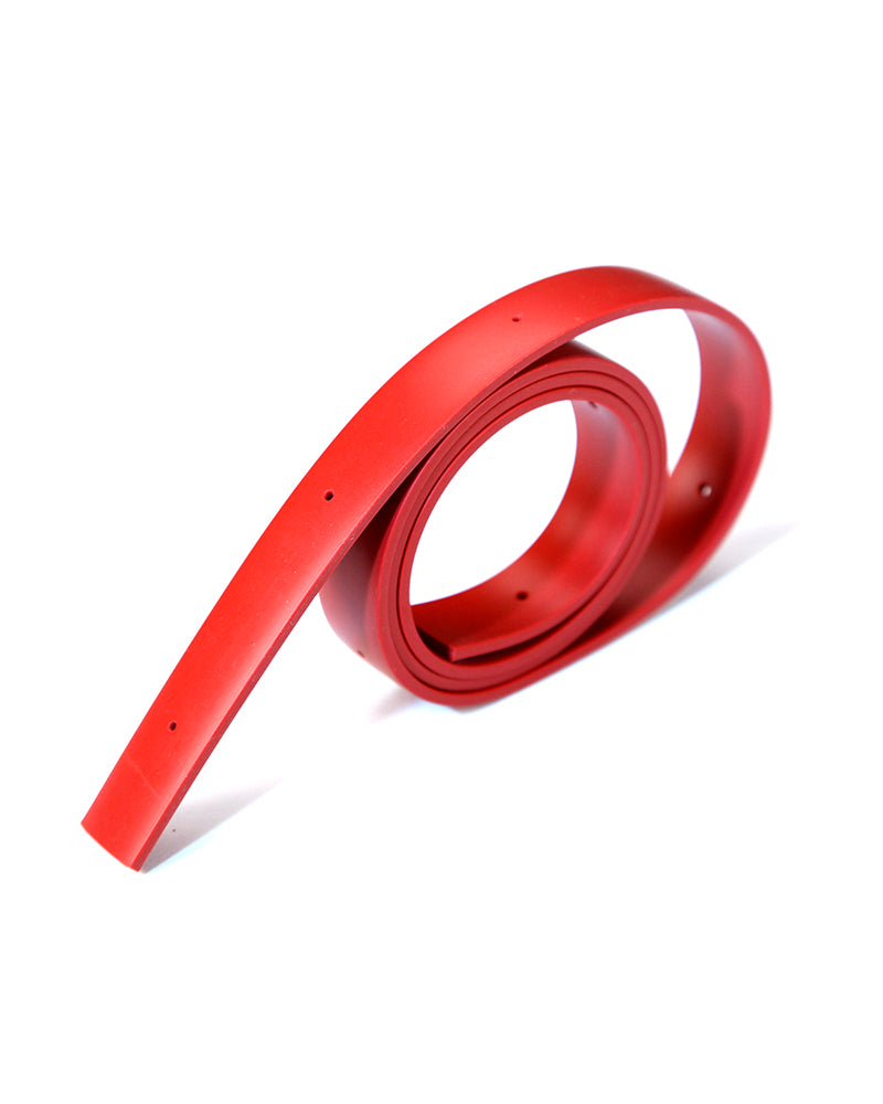 Red Rubber Perforated Timing Belt Vacuum Rubber Film Pulling Belt Drive Film Pulling Belt