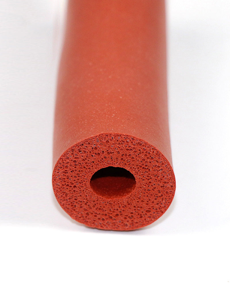 silicone foam tube, temperature-resistant silicone rubber foam hose, breathable