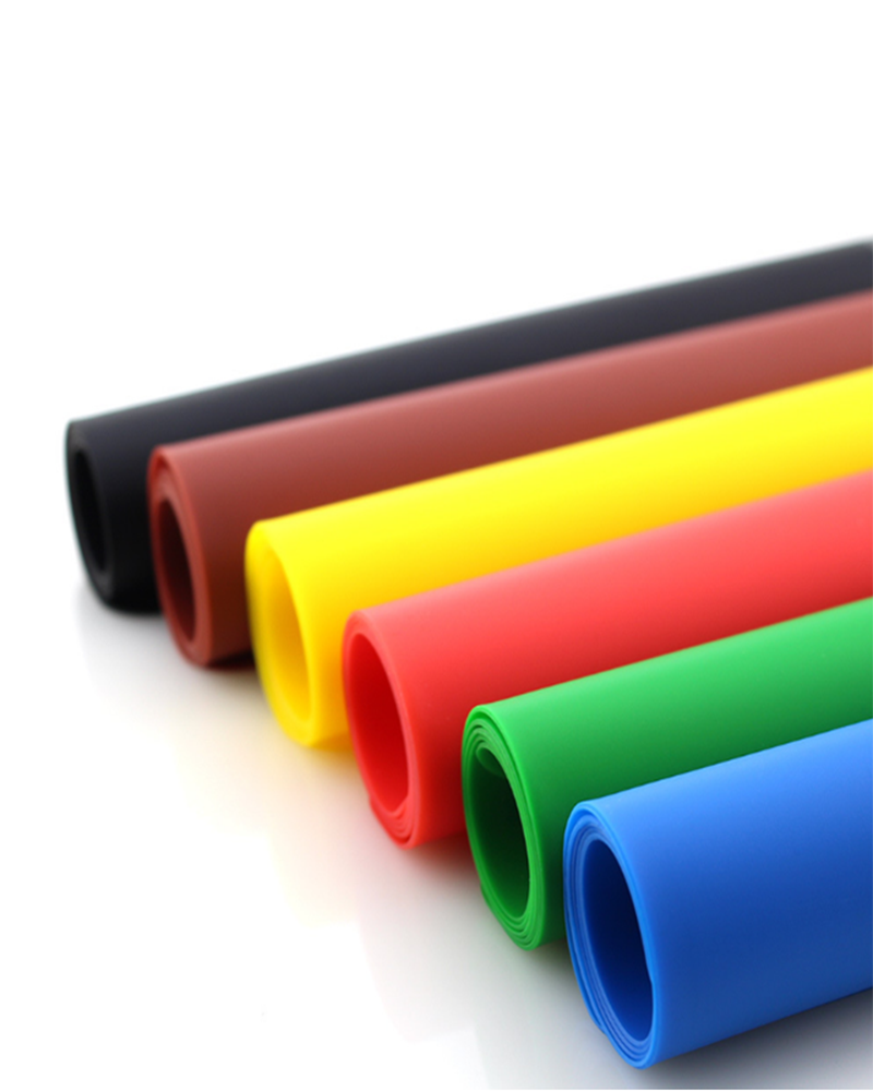 EPDM thickened silicone sheet; temperature-resistant rubber sheet coil; flame-retardant silicone mat; insulating rubber floor