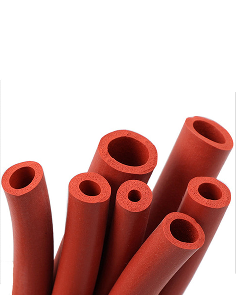 silicone foam tube, temperature-resistant silicone rubber foam hose, breathable
